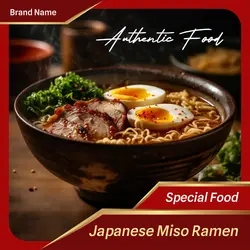 E-commerce Food Japanese Ramen Hero Image