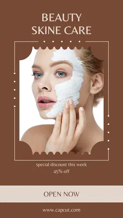 beauty skin care simple minimalist