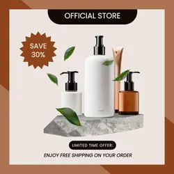 E-commerce Beauty & personal care hero image