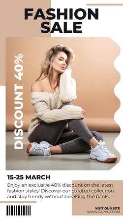 Fashion Sale Template Instagram Story