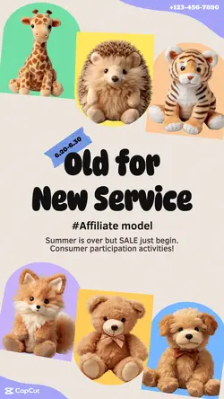 Service&Life Display Design Creative arrangement