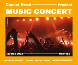 Other Music Concert Display Facebook Post