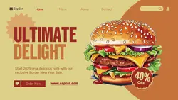 New Year Food Menu Twitter Post