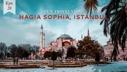 Youtube Thumbnail Vlog - Travel to Hagia Sophia Istanbul