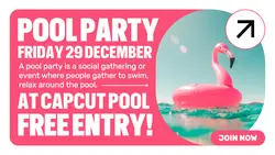 Other Pool Party Promotion Twitter Post