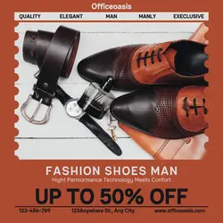 Fashion Shoes Man Promo Instagram Post