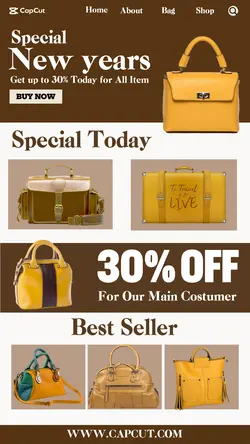 new years bag instagram story