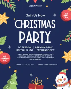 Christmas Party Instagram Post