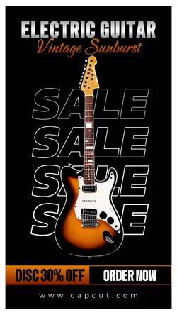Electric Guitar Promotion Instagram story