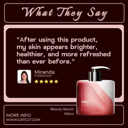 Dark Pink Customer Review Instagram Post