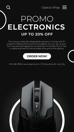 Electronic Mouse Sale Instagram Story