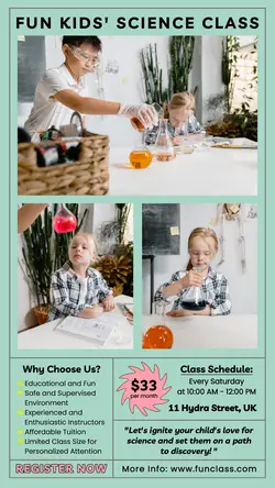 Other Industry Kids Science Class Instagram Story