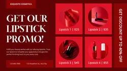 Lipstick Promotion Twitter Post