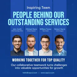 Other Team Introduction Inspiring Team Instagram Post