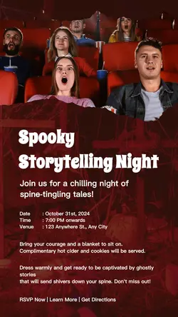 Halloween Storytelling Event Instagram Story