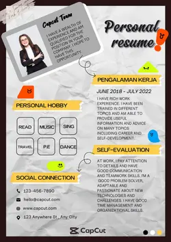 Education campus  Information display Resume Portfolio