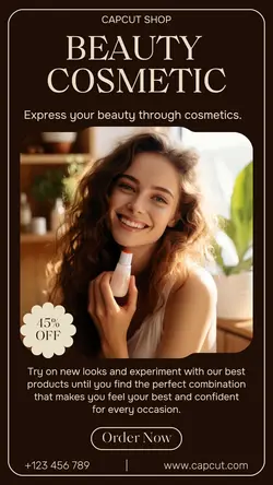 Beauty Cosmetic Sale Promotion