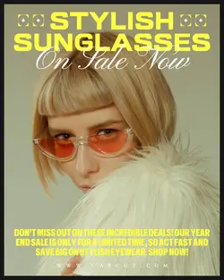 Stylish Sunglasses Sales Promotion Instagram Post