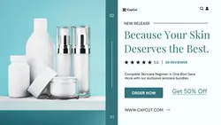 Skincare Sale Twitter Post