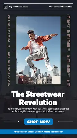 Fashion Streetwear Instagram Post