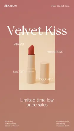 Cosmetics Lipstick Ingredient Display Minimalist