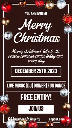 Merry Christmas Display Story IG