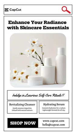 Beauty and Personal care Product Display Enhance Your Radiance with Skincare Essentials Instagram