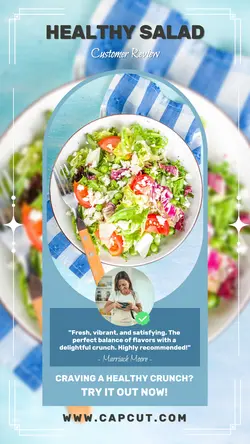 Food Salad Testimony Instagram Story