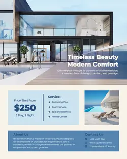 Modern Mansion Promotion For Instagram Post