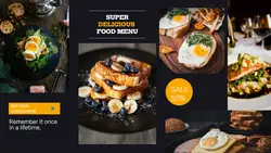 FOOD MENU YOUTUBE TEMPLATE