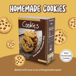 E-commerce Food Homemade Cookies Product Display