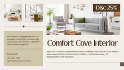 Comfort Interior Discount Promotion Twitter Post
