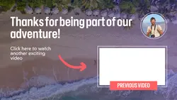 Youtube Endscreen Travel Vlog Theme