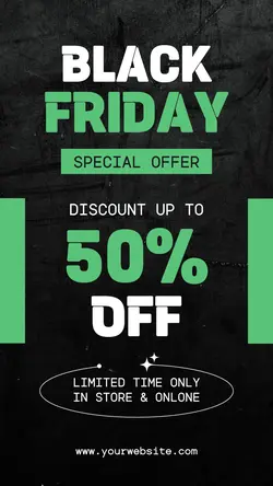 Black Friday For Promotion for Instagram Story 
