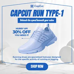 Running Shoe Promotion Instagram Post