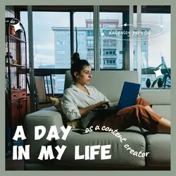 Content Creator Daily Vlog Youtube Thumbnail 