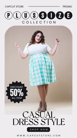 PLUS SIZE DRESS INSTAGRAM STORY