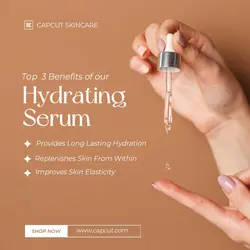 Hydrating Serum Benefits Instagram Post