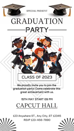 Graduation Party Instagram Story