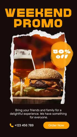 Delicious Burger Stories Template