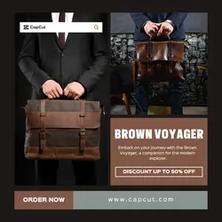 Fashion Industry Instagram Post Bag fashion For Men