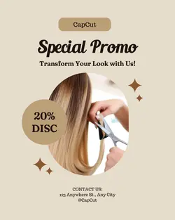Beauty Salon Promo IG Template