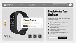 Fitness Tracker Product display Thumbnail Youtube