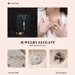 Jewelry Elegant Display Minimalist