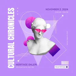 Art Exhibition Instagram Post