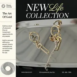 Jewelry Product Display Instagram Post