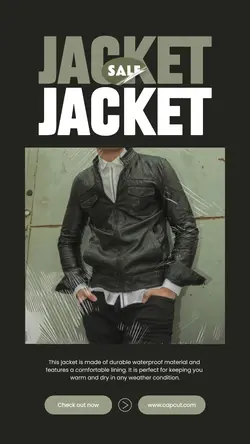 Green Minimalist Fashion Product Display Tiktok Post