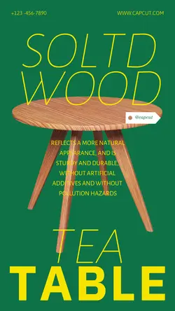 Household Table Promotion Minimalist 