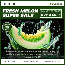 Fresh Melon Slale Promotion Story FB 
