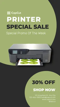 Electronic Printer Sale Instagram Story